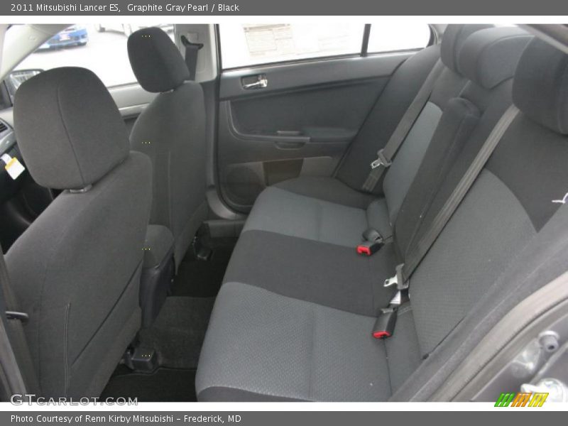 Graphite Gray Pearl / Black 2011 Mitsubishi Lancer ES