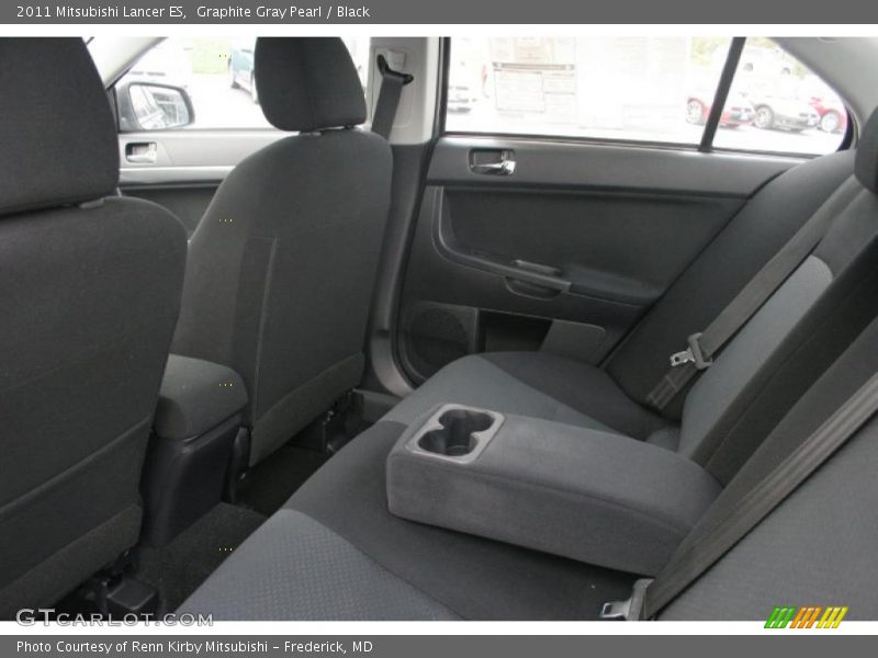 Graphite Gray Pearl / Black 2011 Mitsubishi Lancer ES