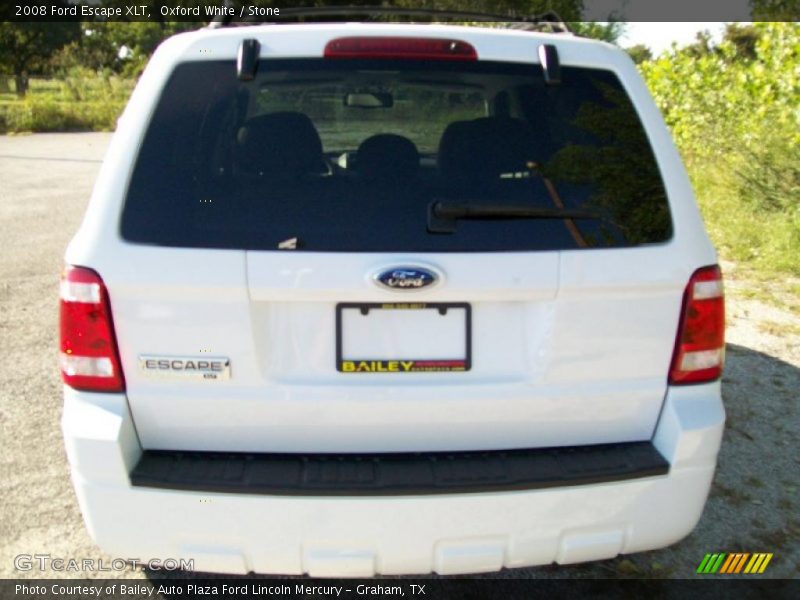 Oxford White / Stone 2008 Ford Escape XLT