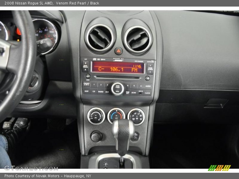 Venom Red Pearl / Black 2008 Nissan Rogue SL AWD