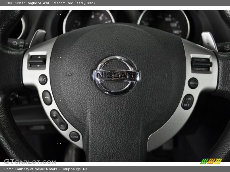 Venom Red Pearl / Black 2008 Nissan Rogue SL AWD
