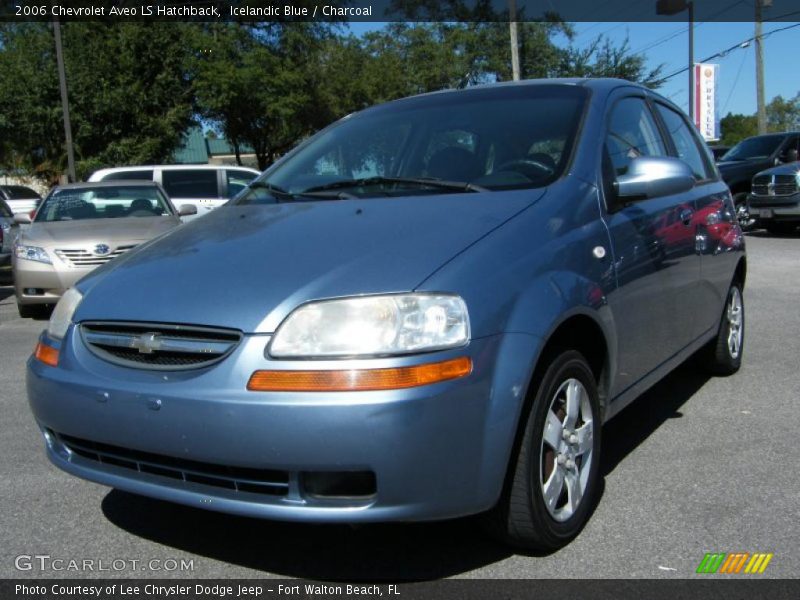 Icelandic Blue / Charcoal 2006 Chevrolet Aveo LS Hatchback