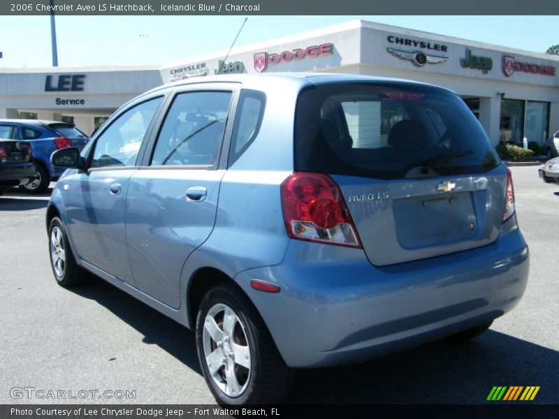 Icelandic Blue / Charcoal 2006 Chevrolet Aveo LS Hatchback