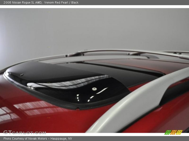 Venom Red Pearl / Black 2008 Nissan Rogue SL AWD