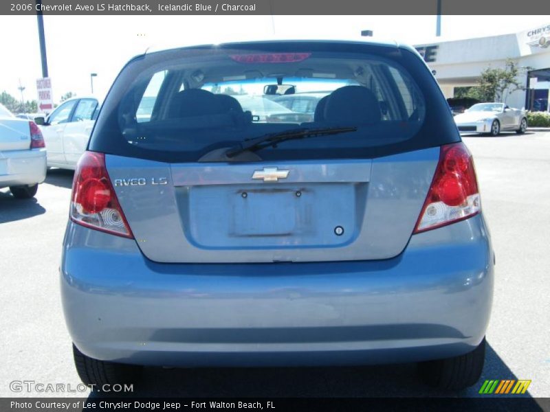 Icelandic Blue / Charcoal 2006 Chevrolet Aveo LS Hatchback