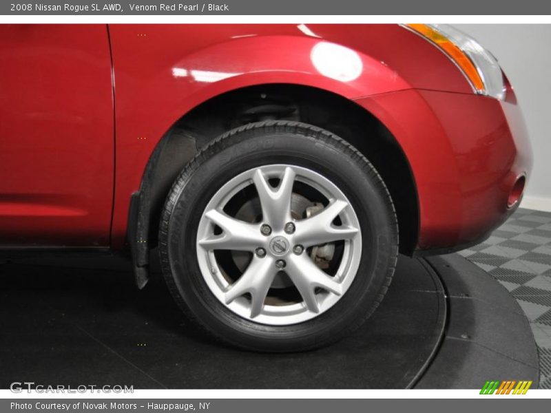 Venom Red Pearl / Black 2008 Nissan Rogue SL AWD