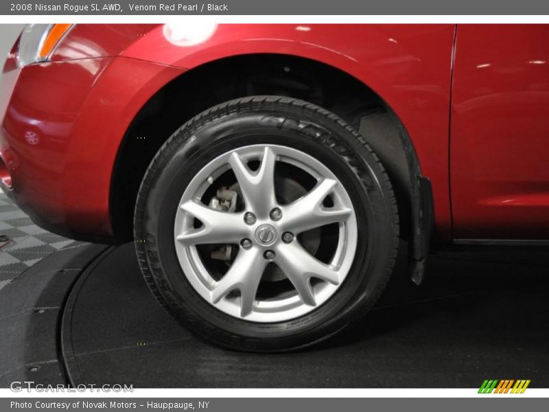 Venom Red Pearl / Black 2008 Nissan Rogue SL AWD