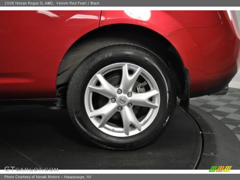 Venom Red Pearl / Black 2008 Nissan Rogue SL AWD