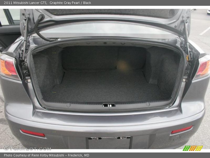 Graphite Gray Pearl / Black 2011 Mitsubishi Lancer GTS