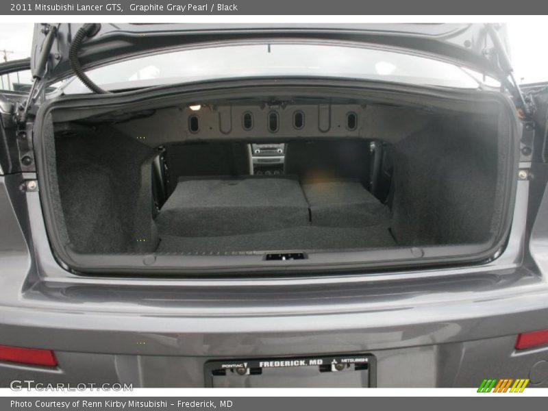 Graphite Gray Pearl / Black 2011 Mitsubishi Lancer GTS