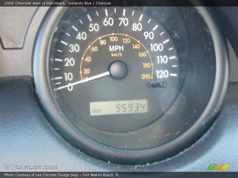 Icelandic Blue / Charcoal 2006 Chevrolet Aveo LS Hatchback