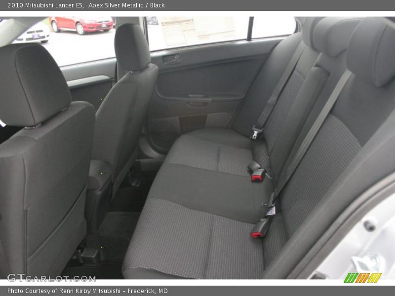 Apex Silver Metallic / Black 2010 Mitsubishi Lancer ES