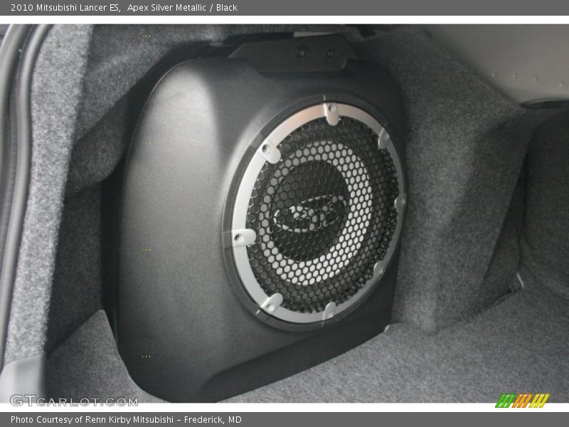Apex Silver Metallic / Black 2010 Mitsubishi Lancer ES