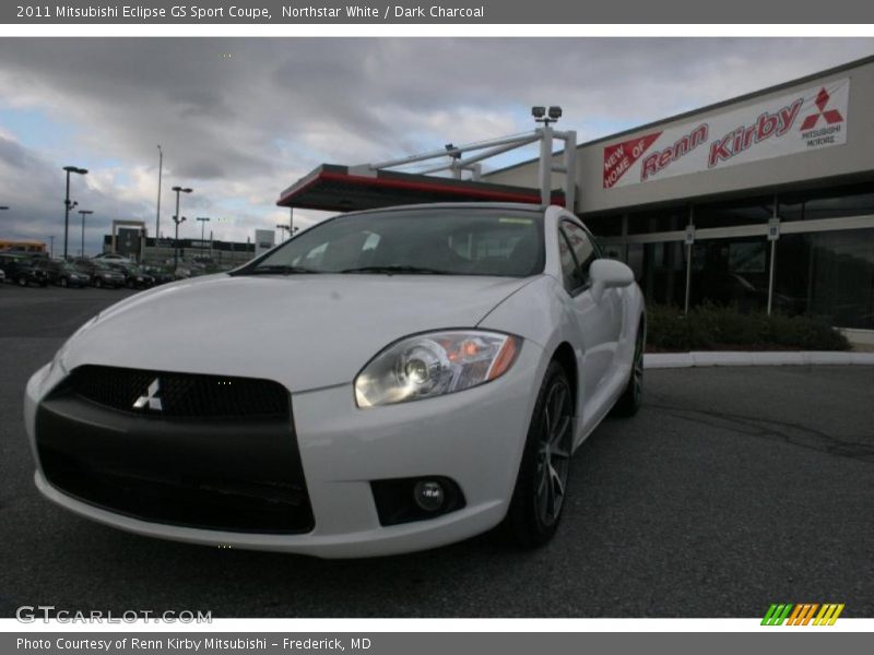 Northstar White / Dark Charcoal 2011 Mitsubishi Eclipse GS Sport Coupe