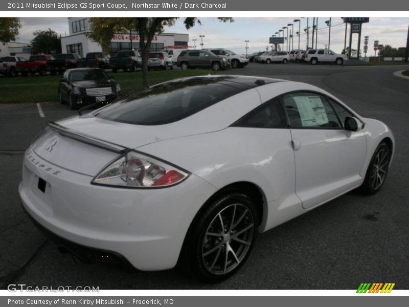 Northstar White / Dark Charcoal 2011 Mitsubishi Eclipse GS Sport Coupe