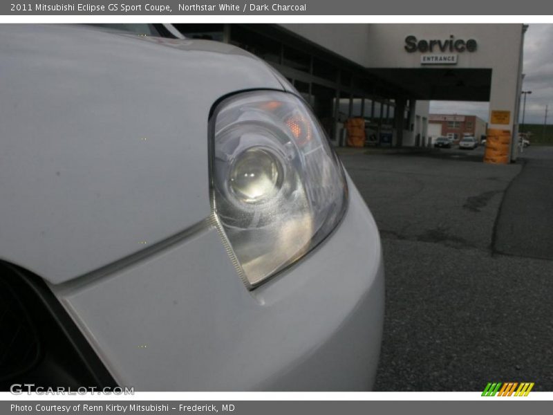 Northstar White / Dark Charcoal 2011 Mitsubishi Eclipse GS Sport Coupe