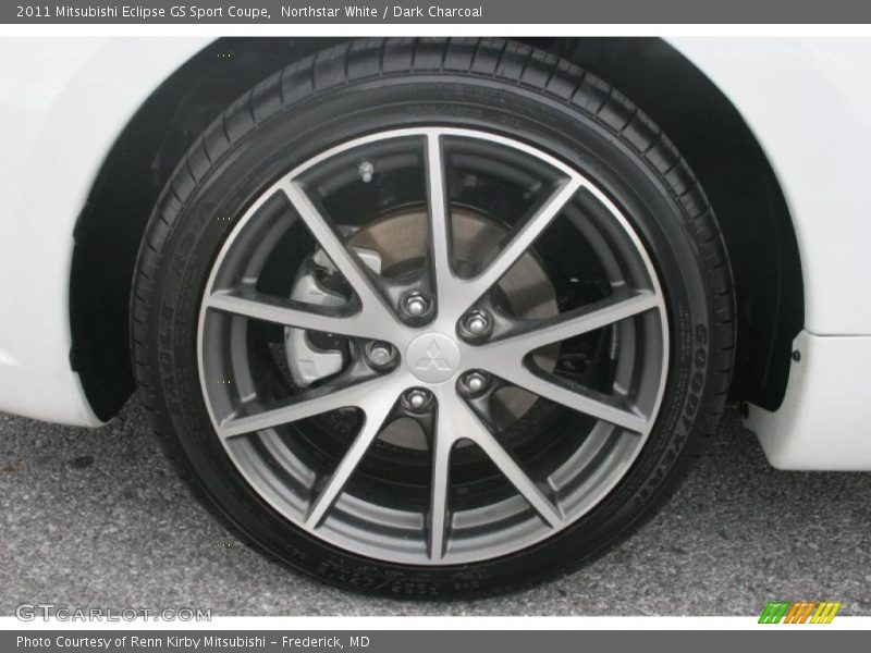 Northstar White / Dark Charcoal 2011 Mitsubishi Eclipse GS Sport Coupe