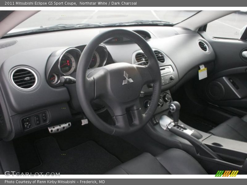 Northstar White / Dark Charcoal 2011 Mitsubishi Eclipse GS Sport Coupe