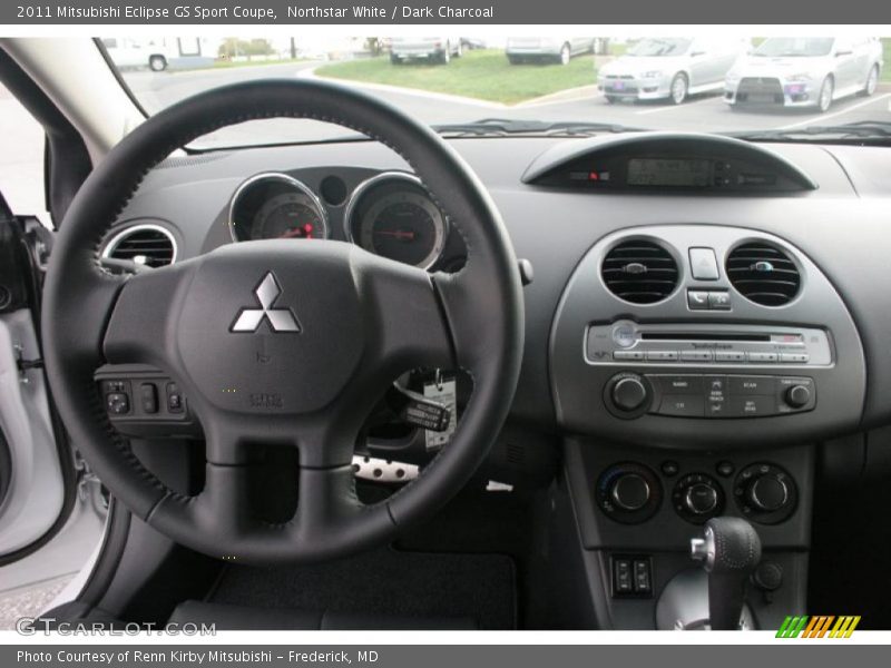 Northstar White / Dark Charcoal 2011 Mitsubishi Eclipse GS Sport Coupe