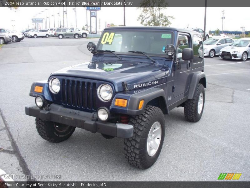 Patriot Blue Pearl / Dark Slate Gray 2004 Jeep Wrangler Rubicon 4x4