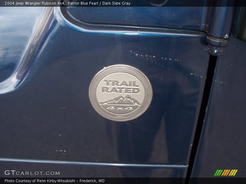 Patriot Blue Pearl / Dark Slate Gray 2004 Jeep Wrangler Rubicon 4x4