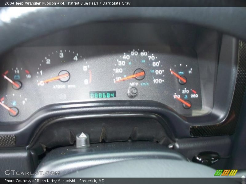 Patriot Blue Pearl / Dark Slate Gray 2004 Jeep Wrangler Rubicon 4x4