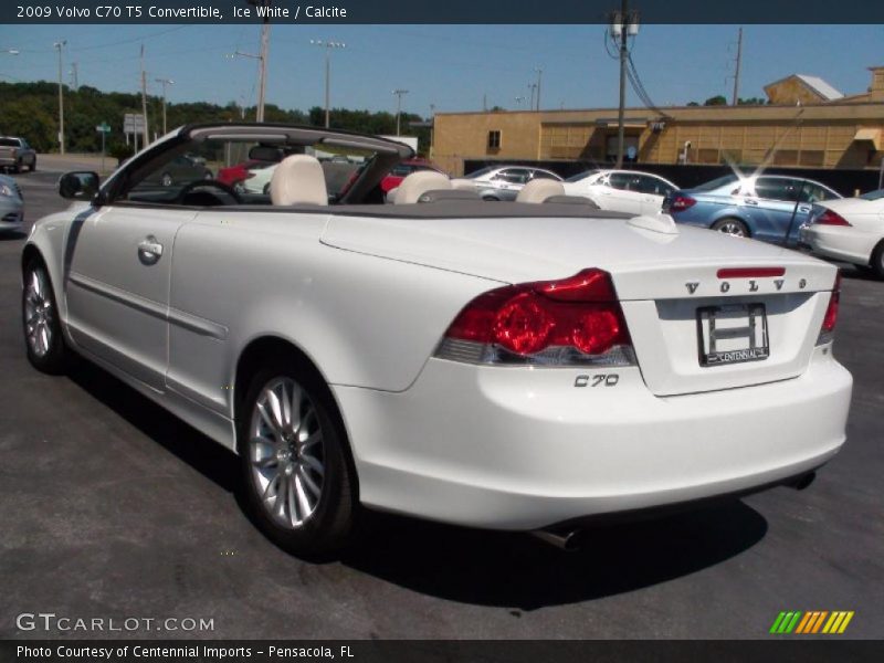 Ice White / Calcite 2009 Volvo C70 T5 Convertible