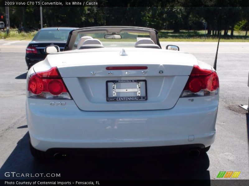 Ice White / Calcite 2009 Volvo C70 T5 Convertible