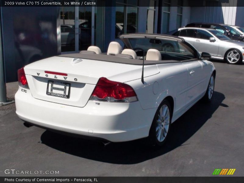 Ice White / Calcite 2009 Volvo C70 T5 Convertible