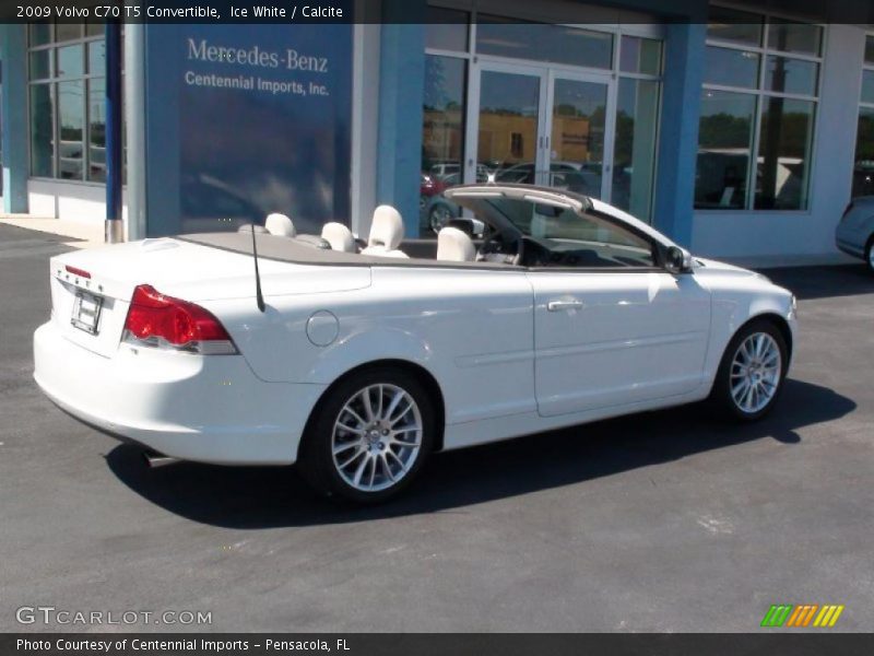 Ice White / Calcite 2009 Volvo C70 T5 Convertible
