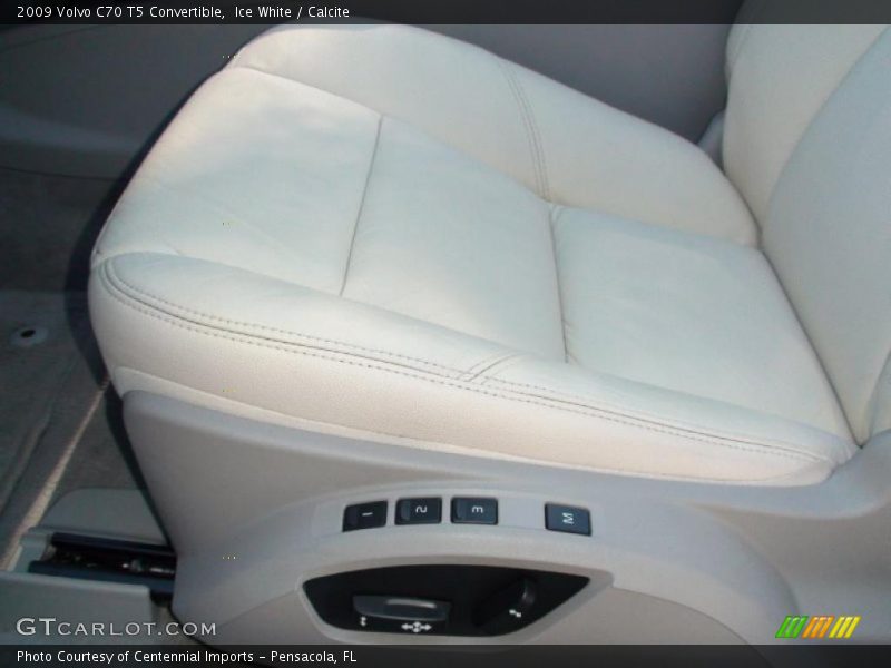 Ice White / Calcite 2009 Volvo C70 T5 Convertible