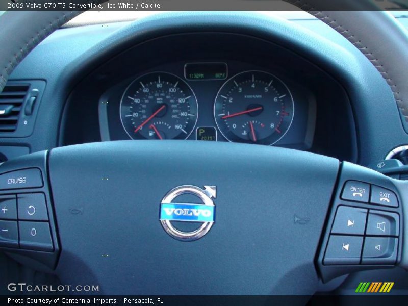 Ice White / Calcite 2009 Volvo C70 T5 Convertible