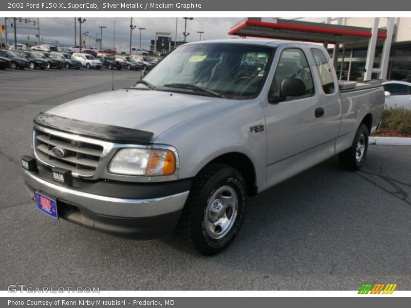 Silver Metallic / Medium Graphite 2002 Ford F150 XL SuperCab