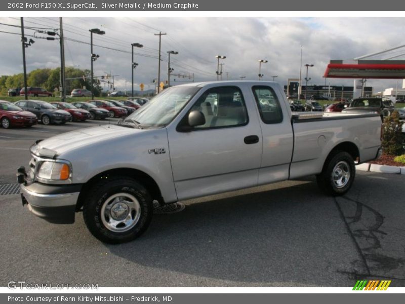 Silver Metallic / Medium Graphite 2002 Ford F150 XL SuperCab