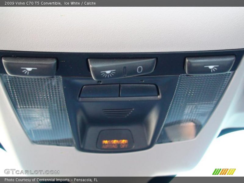 Ice White / Calcite 2009 Volvo C70 T5 Convertible