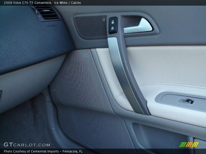 Ice White / Calcite 2009 Volvo C70 T5 Convertible