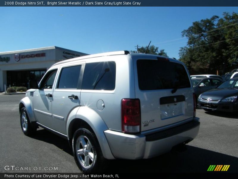 Bright Silver Metallic / Dark Slate Gray/Light Slate Gray 2008 Dodge Nitro SXT