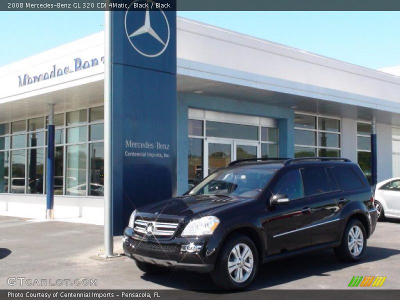 Black / Black 2008 Mercedes-Benz GL 320 CDI 4Matic
