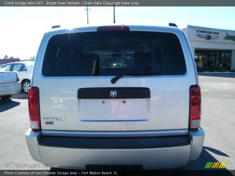 Bright Silver Metallic / Dark Slate Gray/Light Slate Gray 2008 Dodge Nitro SXT