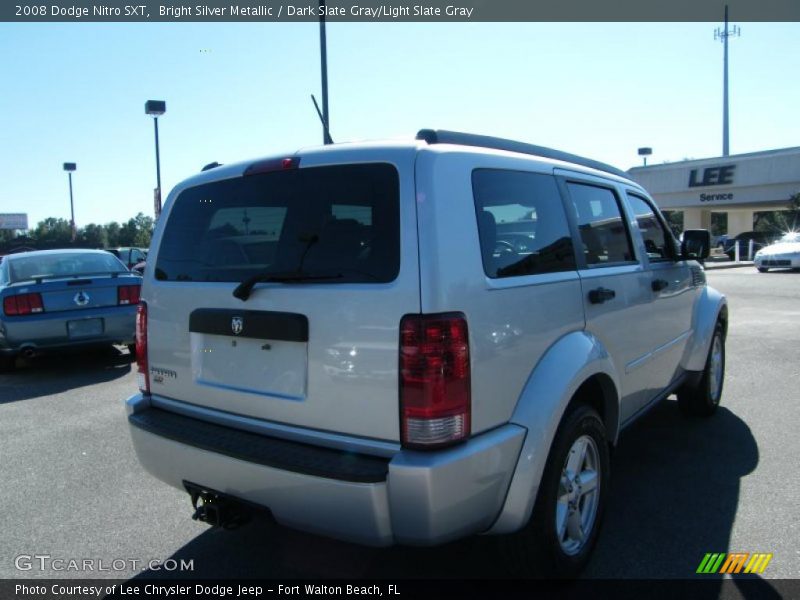 Bright Silver Metallic / Dark Slate Gray/Light Slate Gray 2008 Dodge Nitro SXT