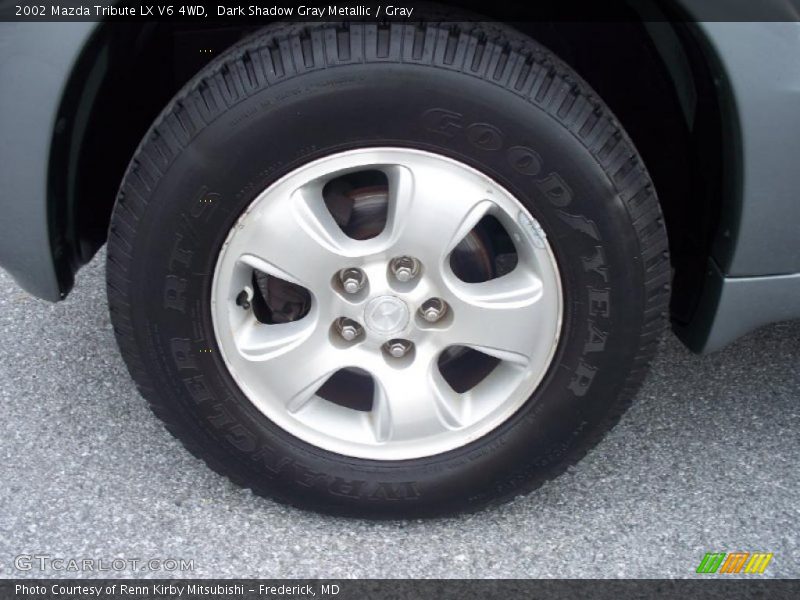 Dark Shadow Gray Metallic / Gray 2002 Mazda Tribute LX V6 4WD
