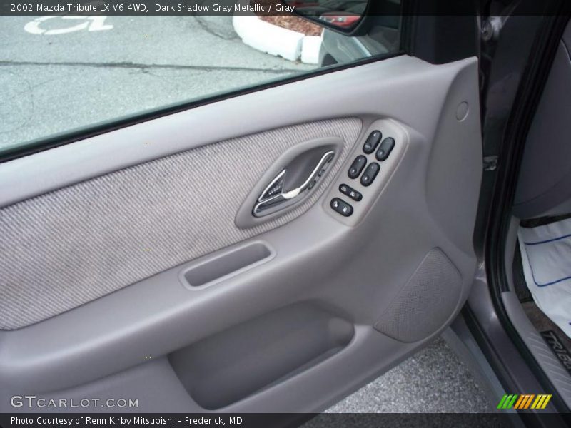 Dark Shadow Gray Metallic / Gray 2002 Mazda Tribute LX V6 4WD