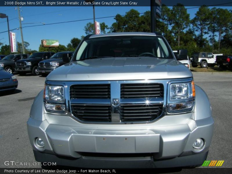 Bright Silver Metallic / Dark Slate Gray/Light Slate Gray 2008 Dodge Nitro SXT