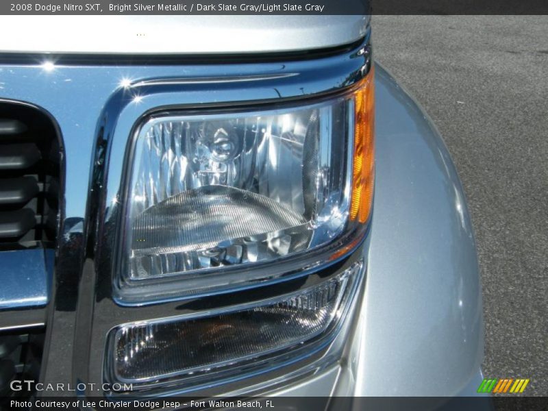 Bright Silver Metallic / Dark Slate Gray/Light Slate Gray 2008 Dodge Nitro SXT