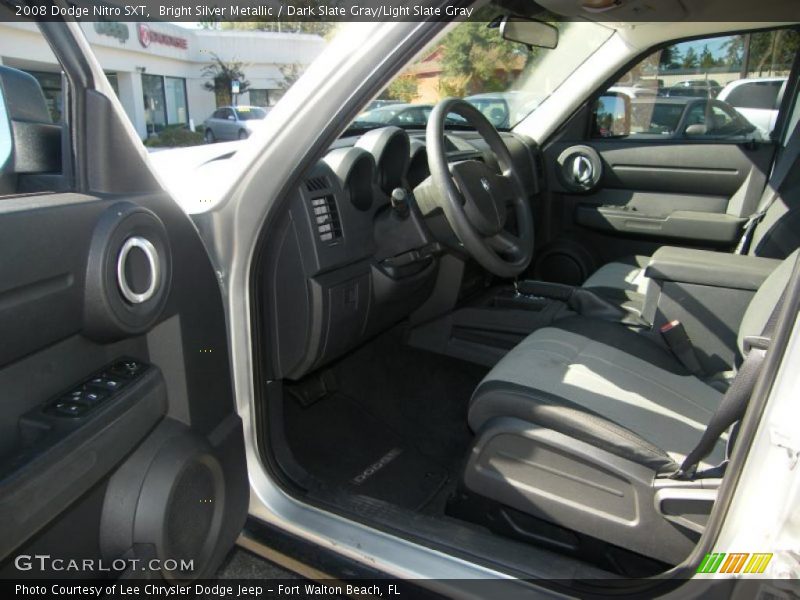 Bright Silver Metallic / Dark Slate Gray/Light Slate Gray 2008 Dodge Nitro SXT