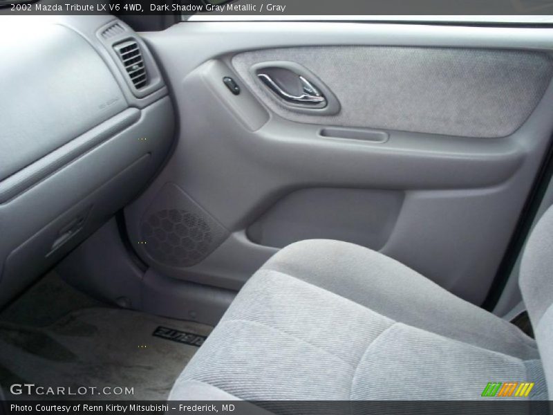 Dark Shadow Gray Metallic / Gray 2002 Mazda Tribute LX V6 4WD
