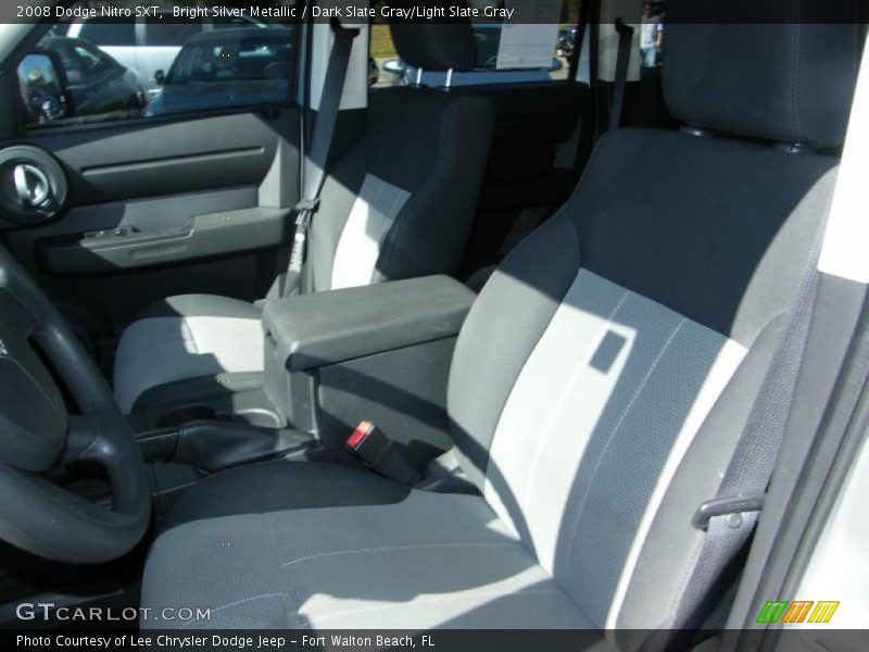 Bright Silver Metallic / Dark Slate Gray/Light Slate Gray 2008 Dodge Nitro SXT