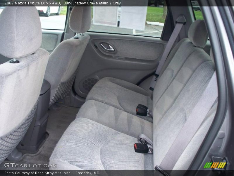 Dark Shadow Gray Metallic / Gray 2002 Mazda Tribute LX V6 4WD
