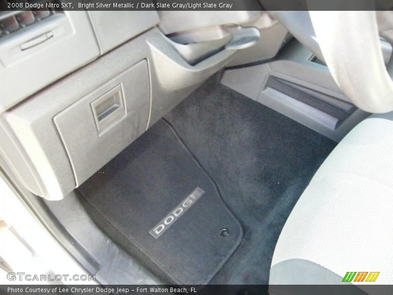 Bright Silver Metallic / Dark Slate Gray/Light Slate Gray 2008 Dodge Nitro SXT