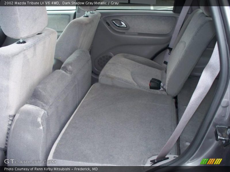 Dark Shadow Gray Metallic / Gray 2002 Mazda Tribute LX V6 4WD